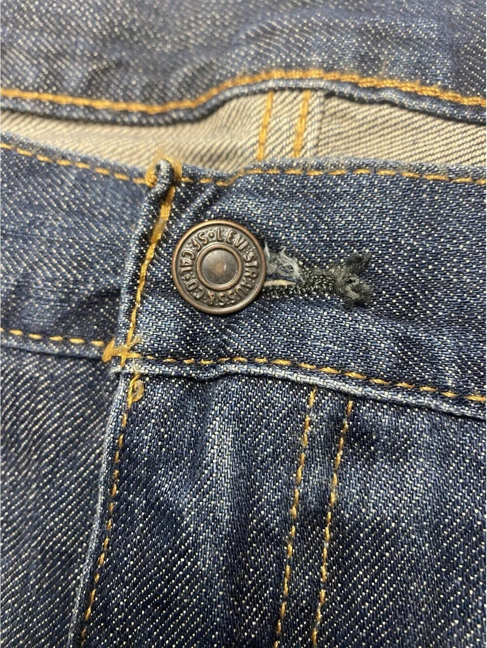 Levi’s 559 Relaxed Straight Men’s Blue Jeans W48 L30 Dark Wash Denim Pants